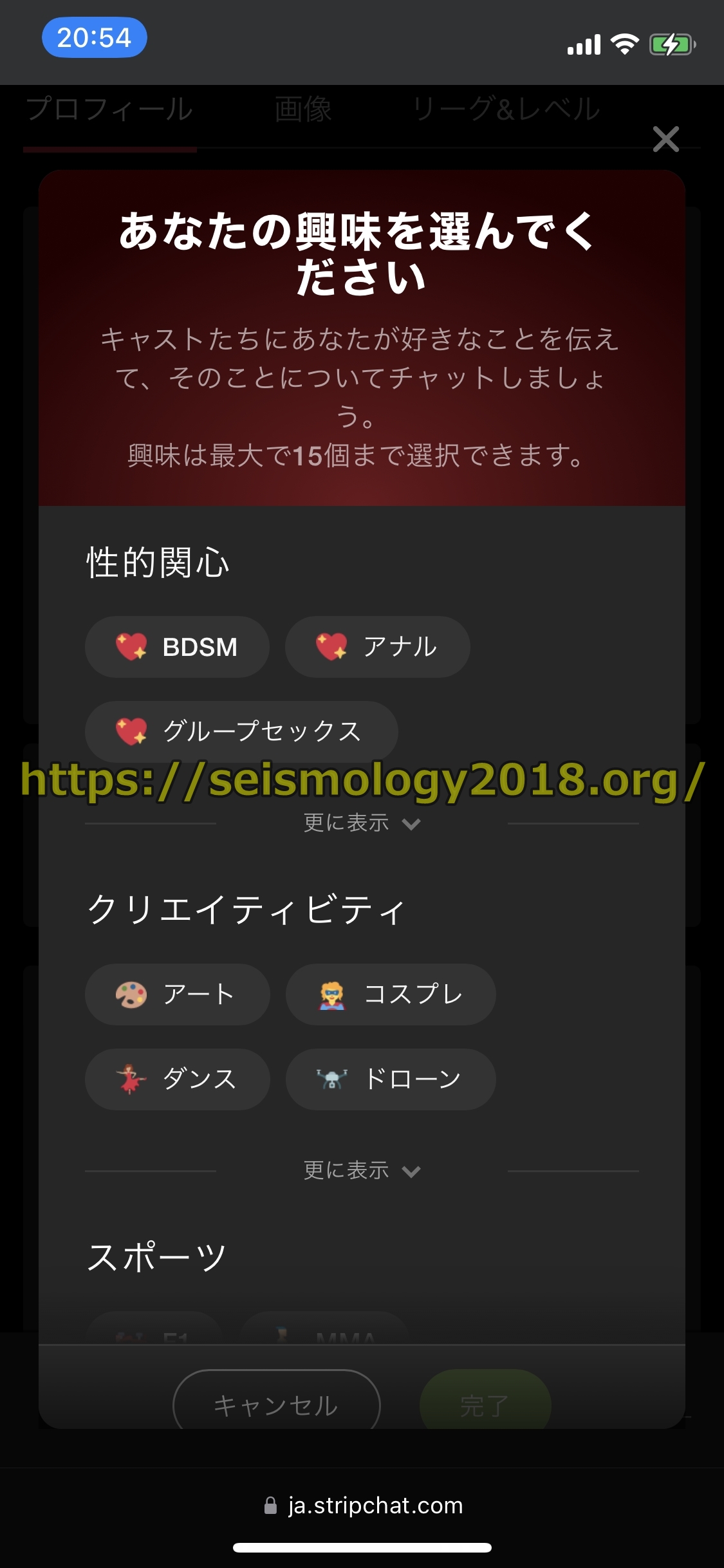 ストリップチャット